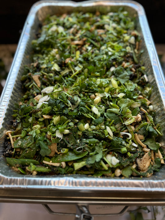 Lao Haus Soop Pak (Herb & Vegetable Salad)